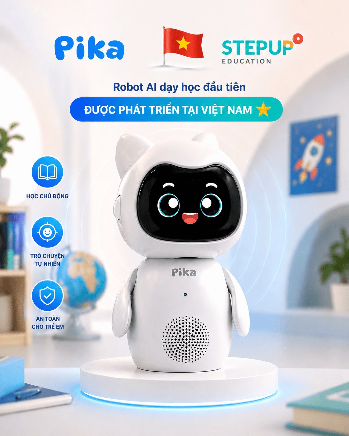 Robot Pika của nước nào sản xuất?